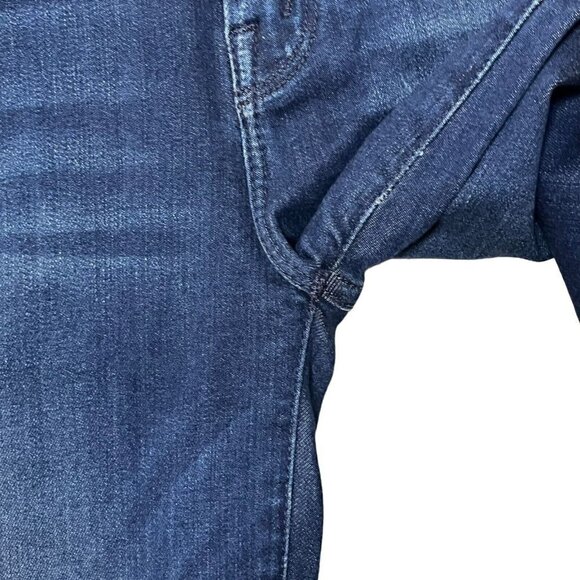 MOTHER Looker Ankle Fray Jeans Tongue Chic Blue High Rise Women’s Size 2 - Picture 8 of 15